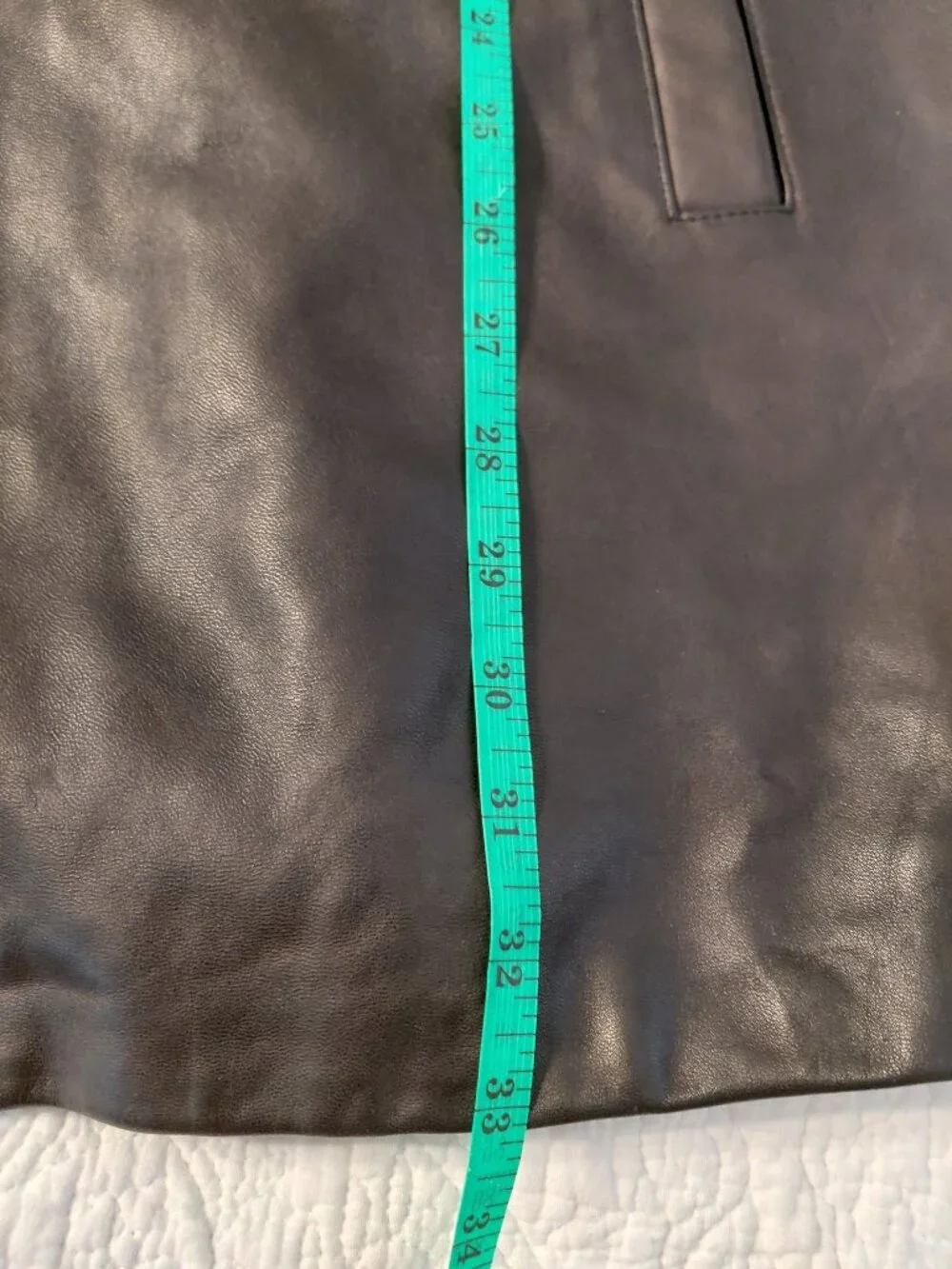Vintage Banana Republic Black Leather Jacket Coat Button Front Medium Pockets